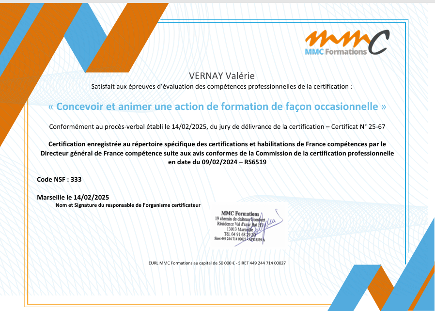 Conception et Animation de formation