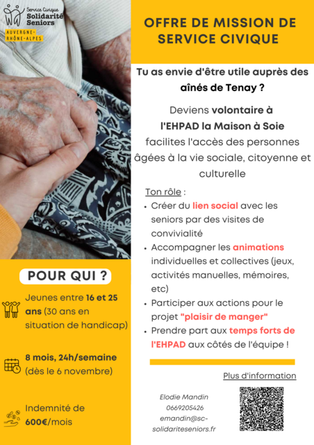 Image de l'offre d'emploi Service civique 