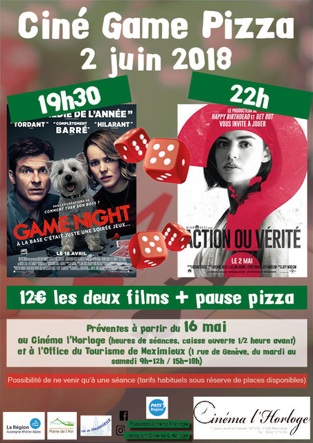 image du post Ciné Game Pizza