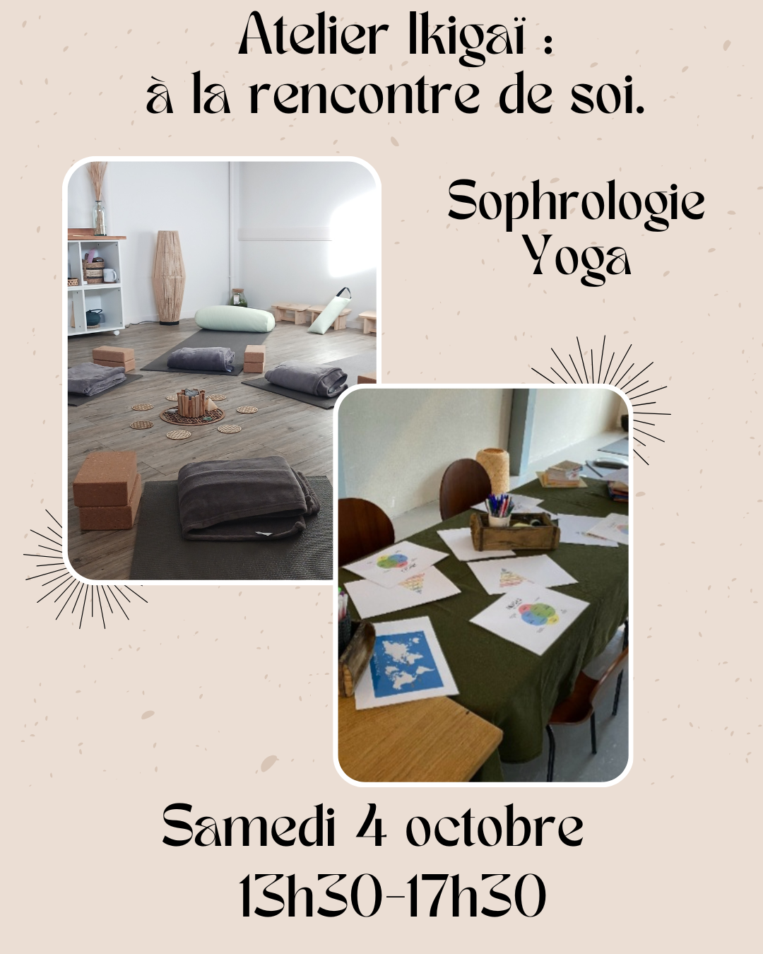 Image de l'événement Atelier Ikigaï - Sophrologie et yoga