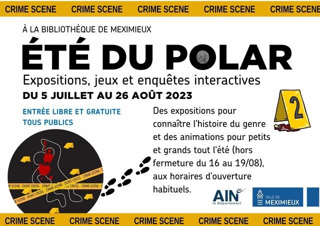 image du post Eté du polar à la bibliothèque de Meximieux