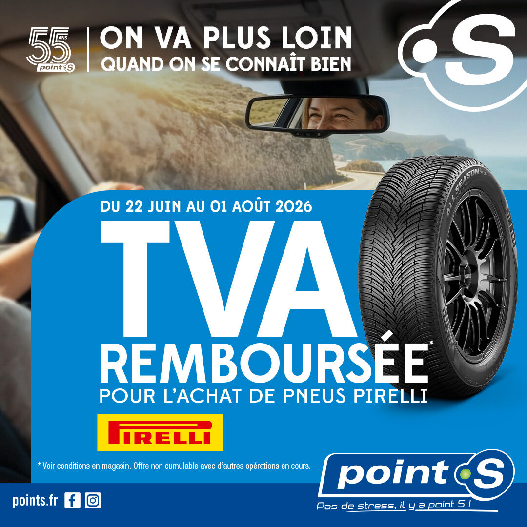 Image de l'actualité PROMO PNEU DANS VOTRE CENTRE POINT S DE LA PLEINE DE L AIN