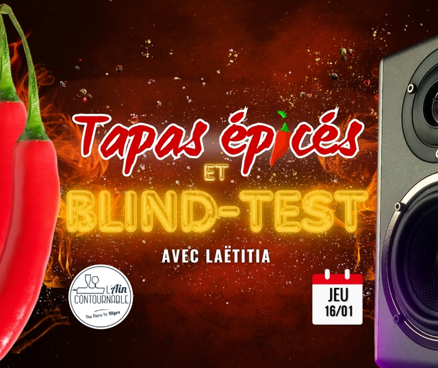 Image de l'événement 1er blind test de l'année 2025 à l'Aincontournabe 