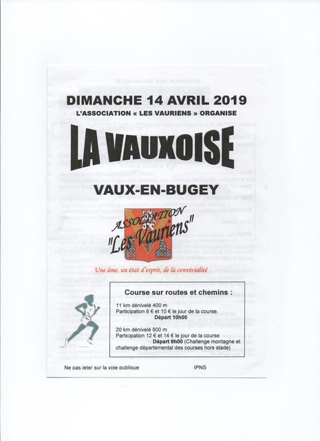 Image de l'événement COURSE sur routes et chemins