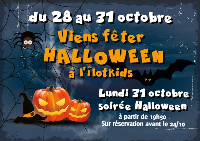 Image de l'événement Soirée Halloween à l'Ilot Kids à Ambérieu en Bugey (sur réservation)