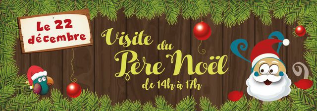 Image de l'événement Le Père Noël en visite à l’Îlot Kids le 22 décembre