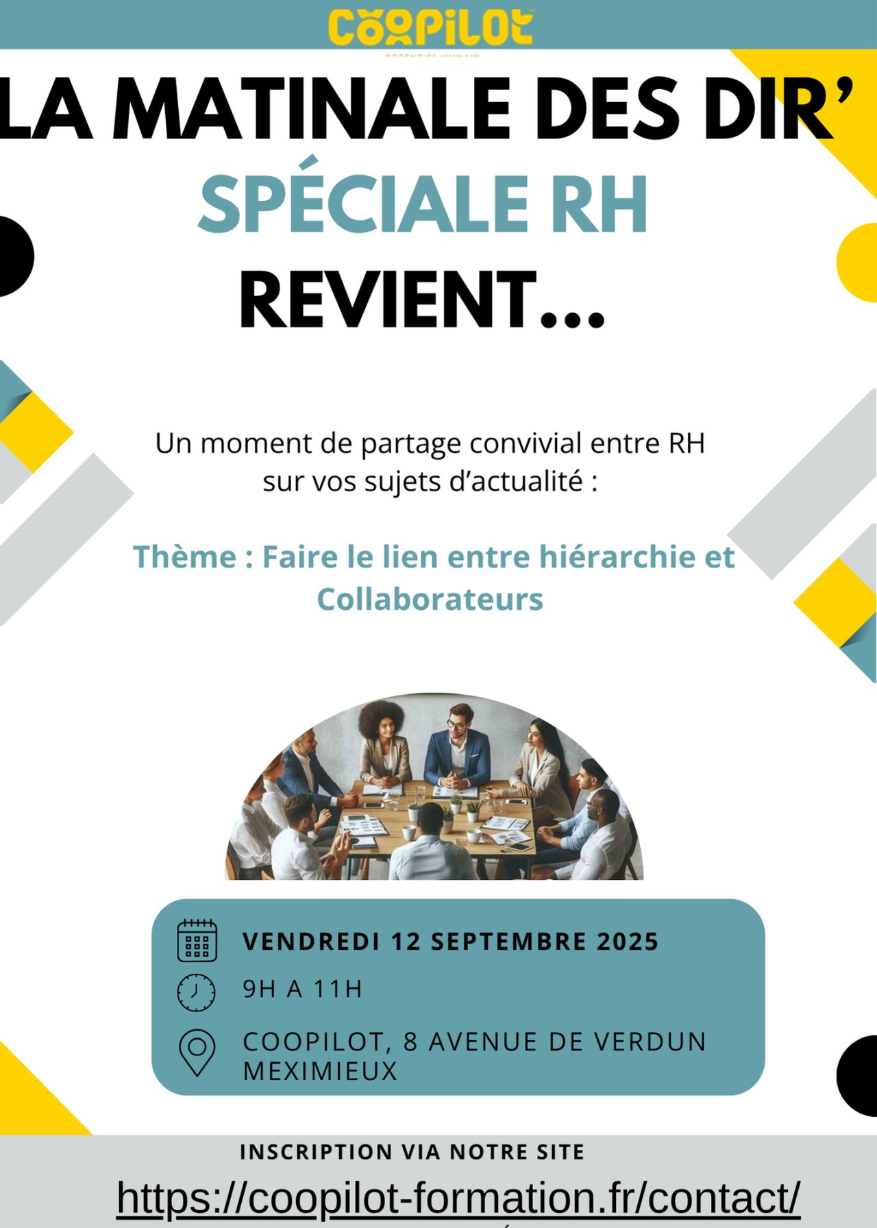 Image de l'actualité Matinale des Dir' spéciale RH