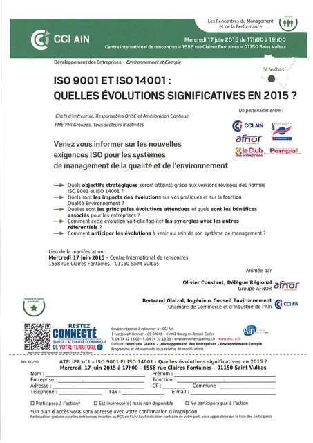 image du post ISO 9001 et ISO 14001 : quelles évolutions significatives en 2015 ?