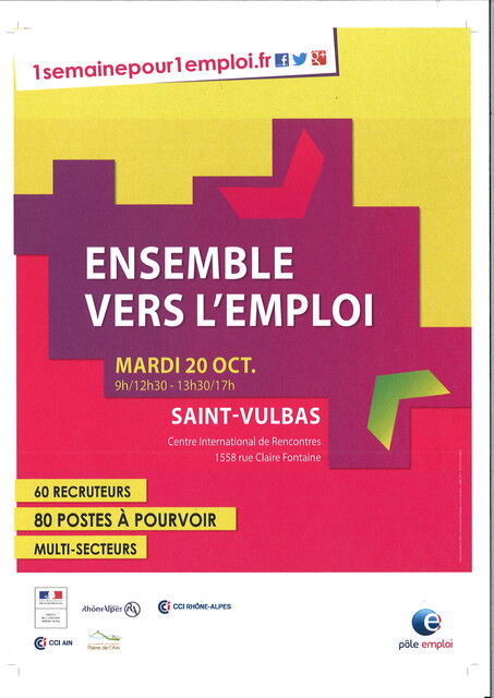 image du post Forum "Ensemble pour l'emploi" à Saint-Vulbas