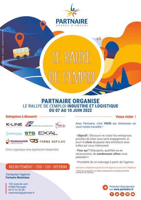 Image de l'événement RALLY DE L'EMPLOI