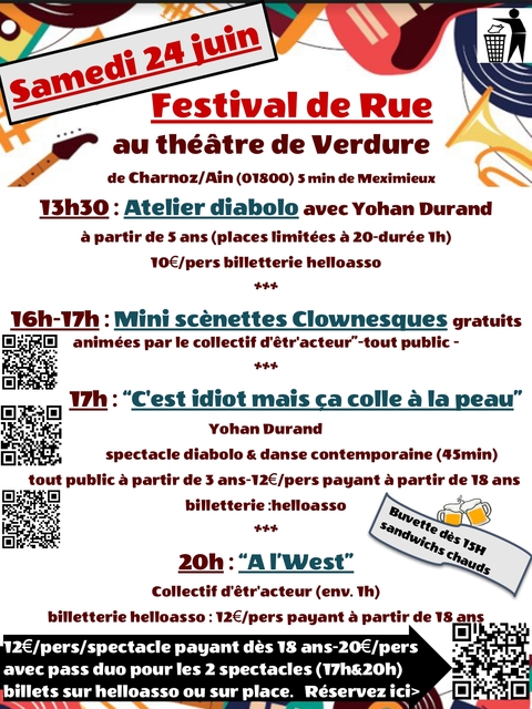 Image de l'actualité Festival de rue au Théâtre de Verdure de Charnoz