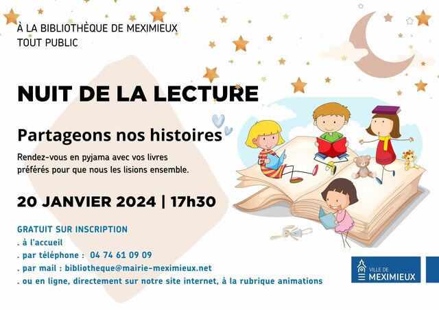 image du post Nuit de la lecture : Partageons nos histoires !