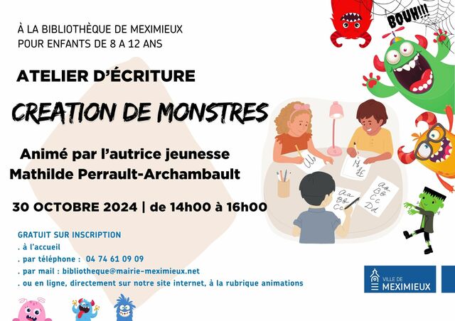 image du post Atelier d'écriture : Création de monstres