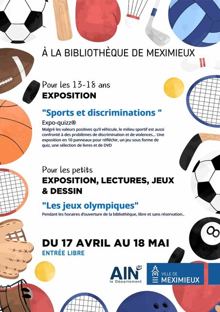 image du post Expositions "Sports et discriminations" et "Les Jeux Olympiques"