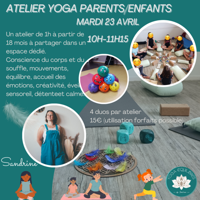 Image de l'événement Yoga duo enfant/parent 0-5 ans