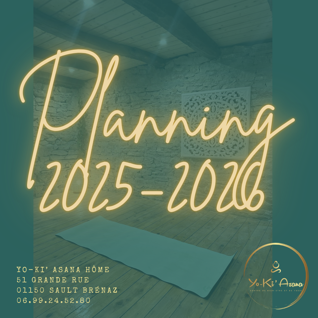 Image de l'actualité YOGA - Planning de la rentrée