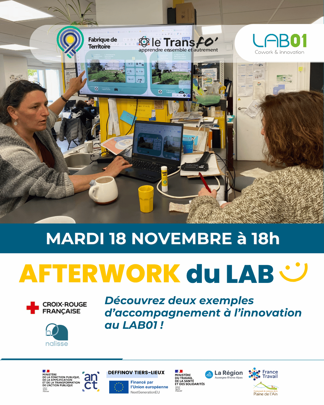 Image de l'actualité Afterwork : L'innovation propulsée par le LAB01