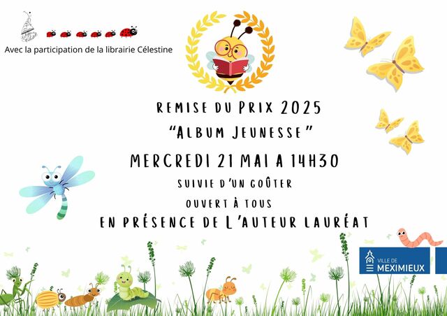 Image de l'actualité Remise du prix Album jeunesse de Meximieux 2025 