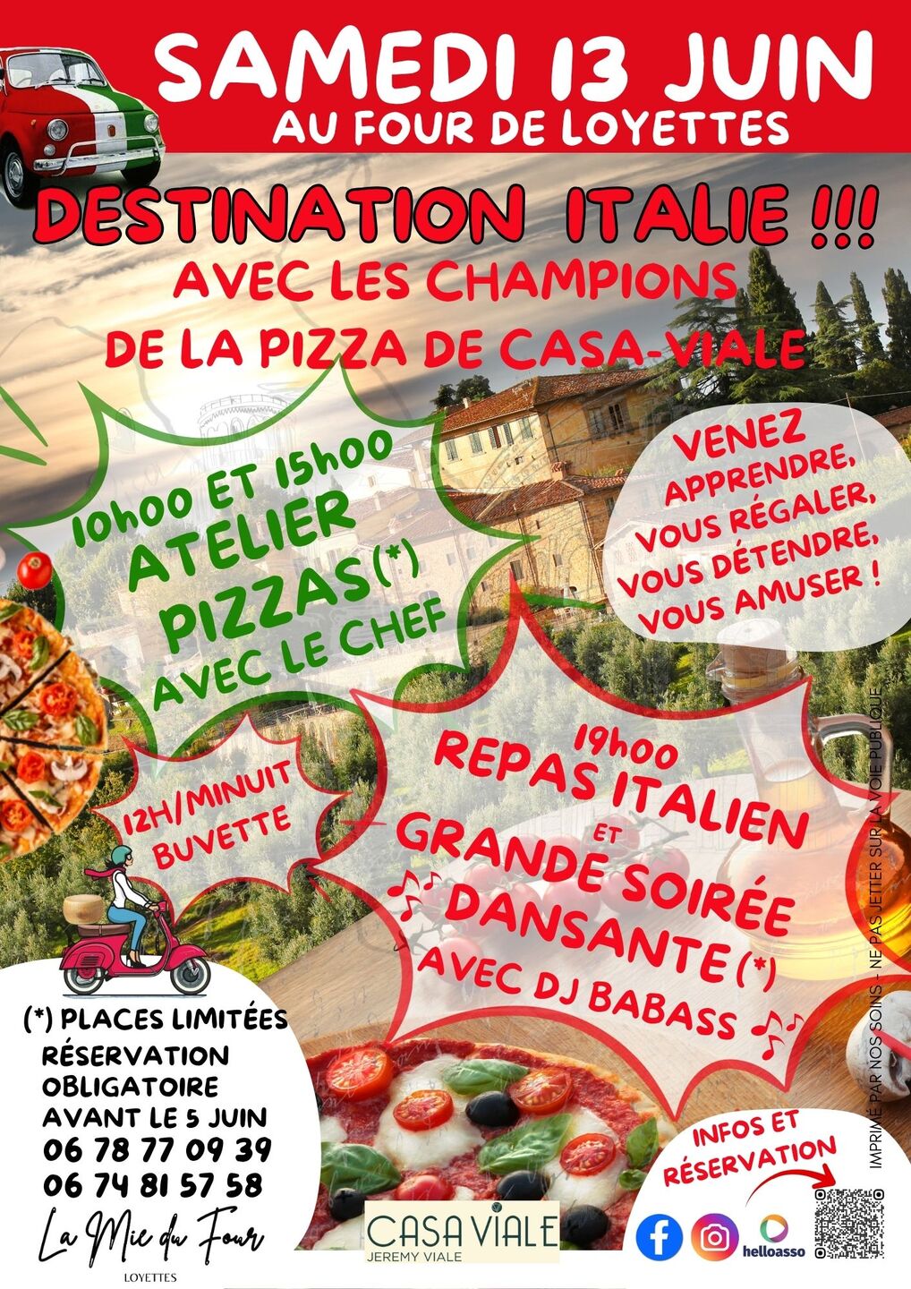 Image de l'actualité GRANDE JOURNEE ITALIENNE AU FOUR DE LOYETTES