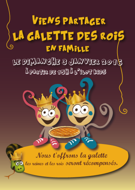 Image de l'événement L'Ilot Kids vous invite à partager la galette en famille