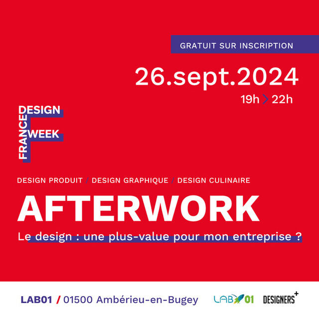 image du post Afterwork des Designers 01 : "Le Design : une plus-value pour mon entreprise."