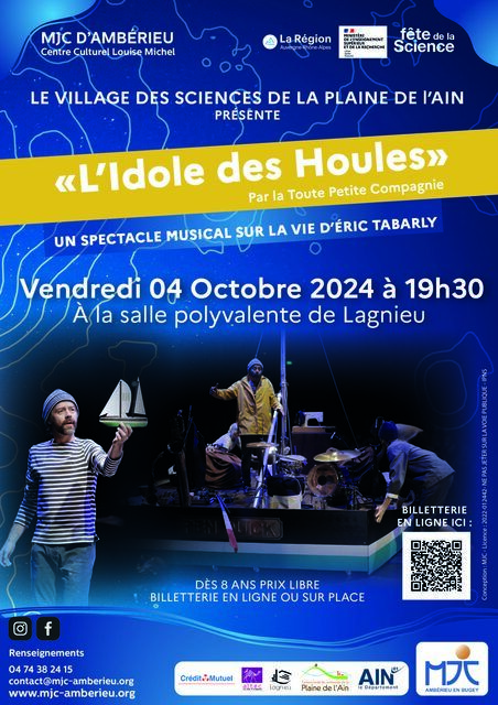 image du post Spectacle théâtral et musical « L’idole des houles »  - Village des Sciences de la Plaine de l'Ain 
