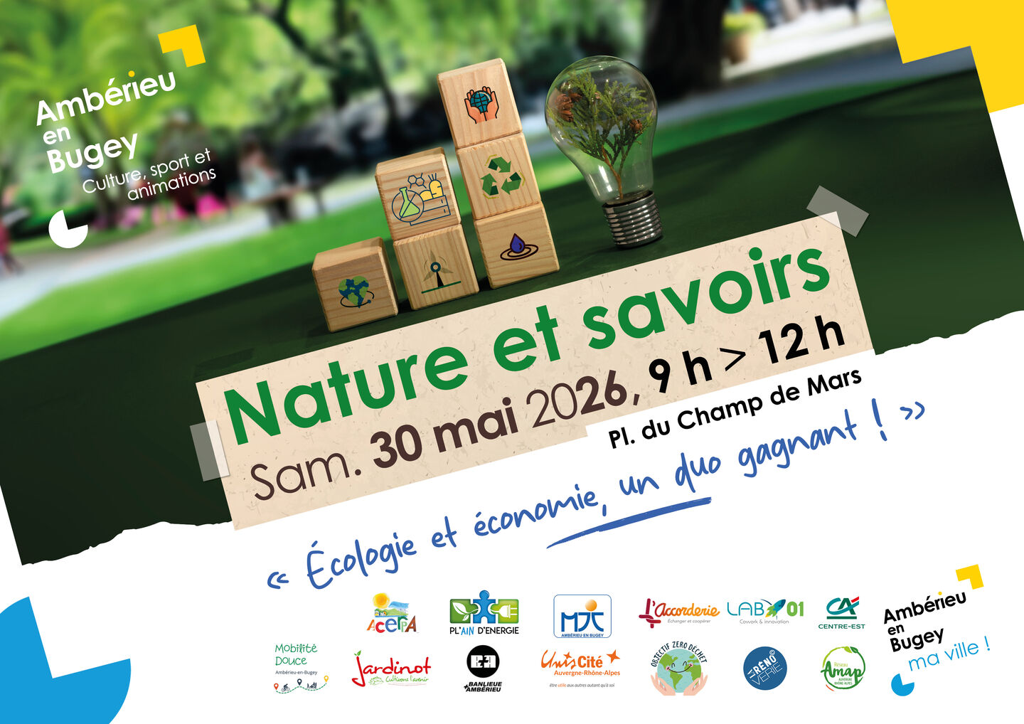 Image de l'actualité NATURE ET SAVOIRS - ECOLOGIE, ECONOMIE, UN DUO GAGNANT !