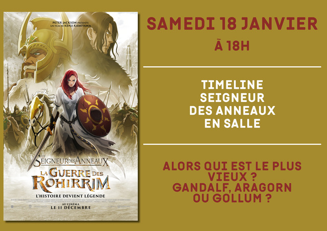 image du post La guerre des Rohirrim + Timeline Seigneur des anneaux