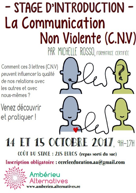 Image de l'événement STAGE D'INITIATION A LA COMMUNICATION NON VIOLENTE (CNV)