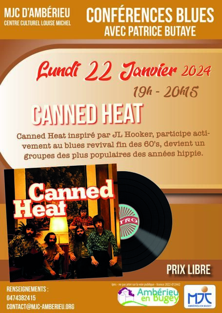 image du post Conférence blues : Canned Heat
