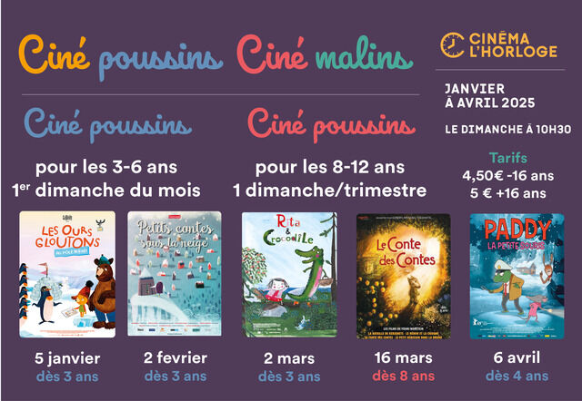 image du post Ciné Poussins Ciné Malins