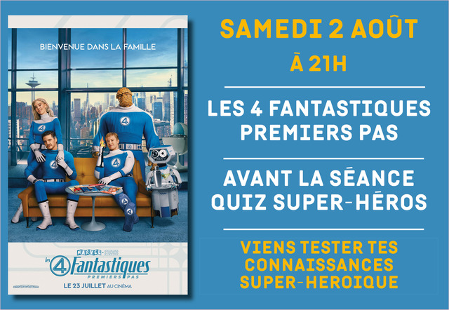 Image de l'événement Ciné quiz super-heroique 