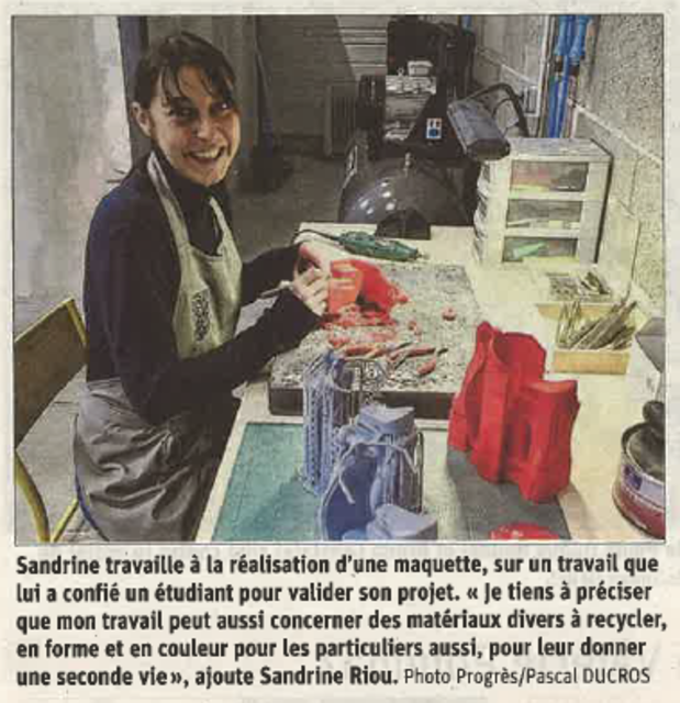 Image de l'actualité Sandrine RIOU / Atelier PAPIER DE VERRE 