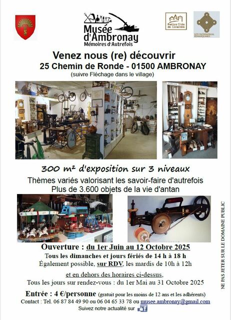 Image de l'événement Bientôt l'ouverture de notre musée
