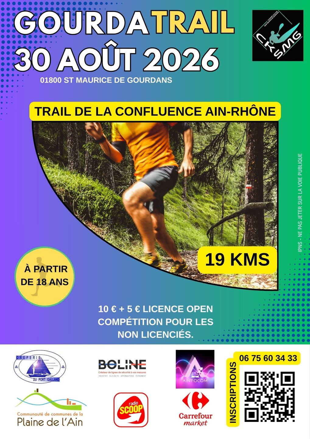 Affiche Gourdatrail aout 26