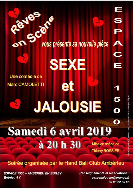 Image de l'événement Soirée théâtre : "Sexe et jalousie"