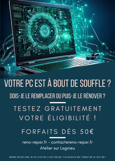 image du post Votre PC est à bout de souffle ?