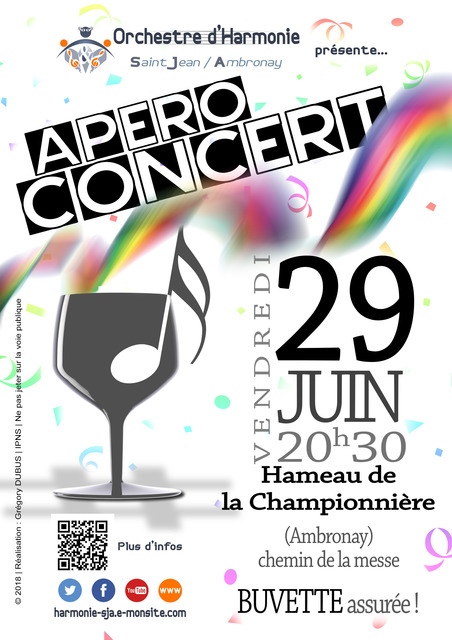 Image de l'événement Apéro-Concert 2018 de l'OHSJA à la Championnière