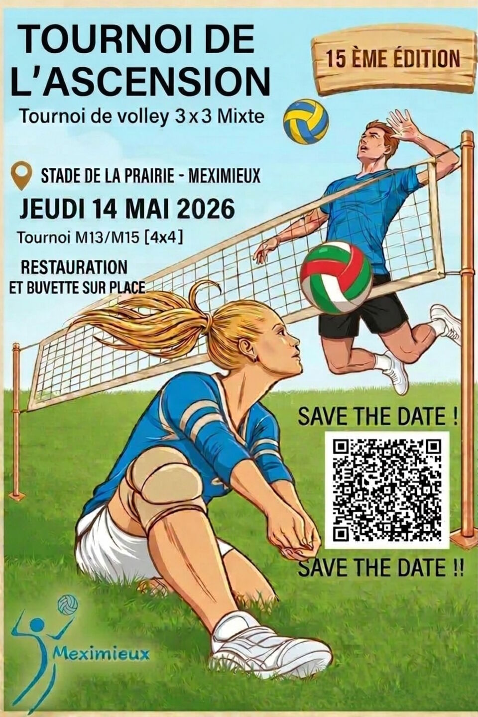 Image de l'actualité TOURNOI VOLLEY 3*3