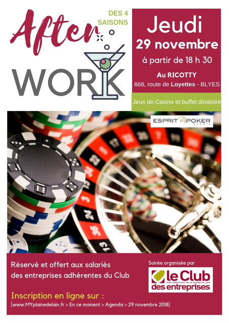 Image de l'événement Afterwork du Club des Entreprises du PIPA : BANCO !