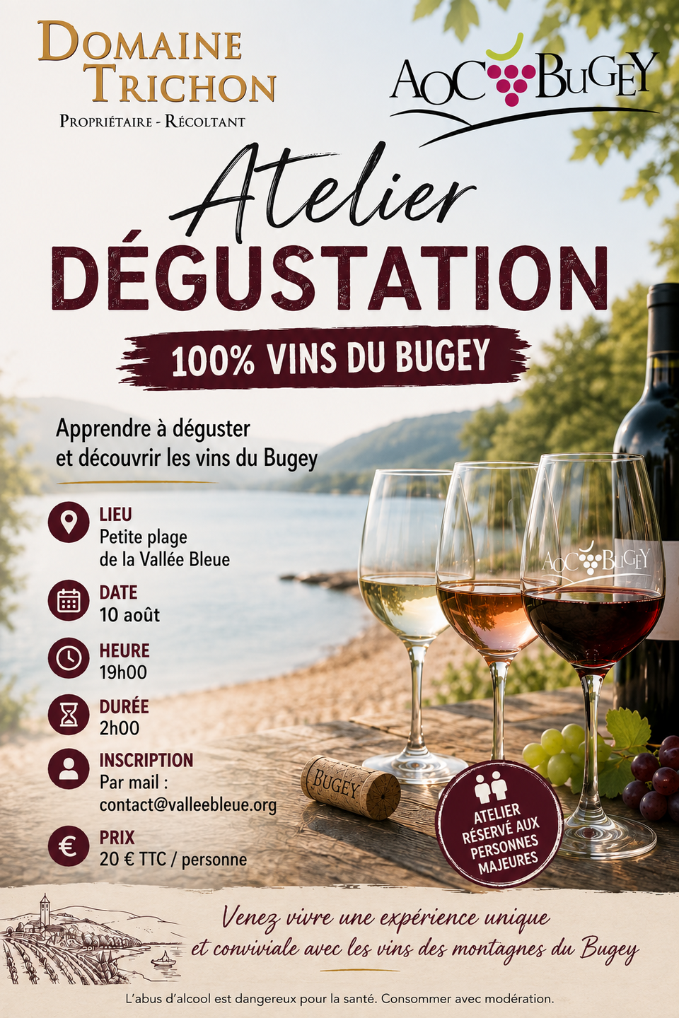 Image de l'actualité 🍷 Atelier dégustation – Découvrez les vins du Bugey avec le Domaine Trichon
