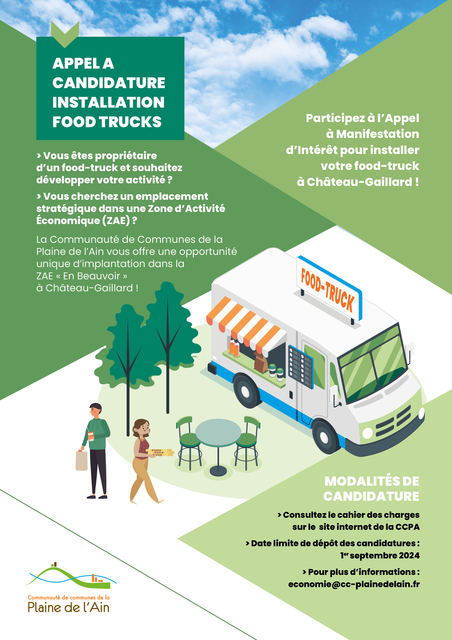 Image de l'actualité Candidatez pour implanter votre food-truck sur la ZAE de Château-Gaillard !