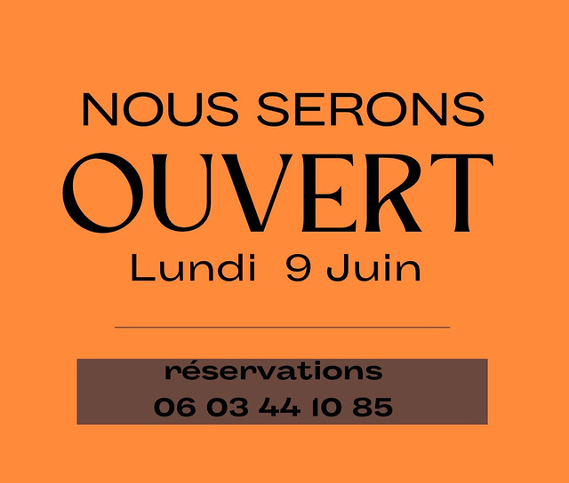 Image de l'événement Ouverture 9 juin 