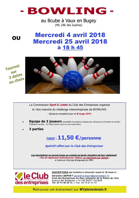 image du post Tournoi de bowling interentreprises