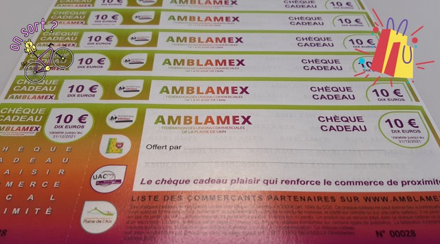 Image de l'actualité Les commandes de Chèques Cadeaux Amblamex sont disponibles sur internet !! 
