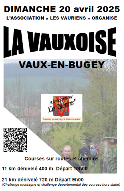 Image de l'actualité Trail « La Vauxoise » 2025 - 20 avril