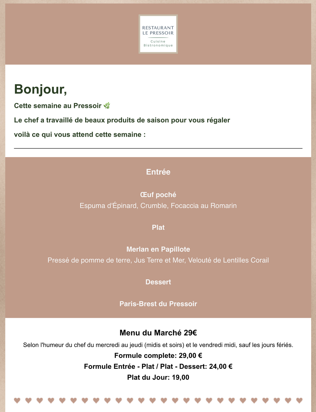 image du post Restaurant Le Pressoir Ambronay 07-04-2026