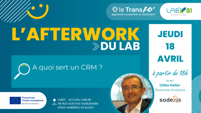 image du post Afterwork du LAB01 : A quoi sert un CRM ?