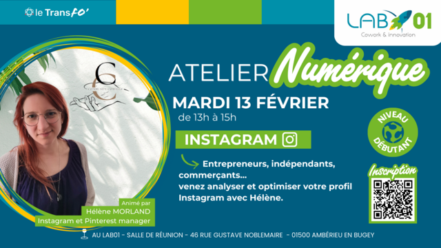 image du post Atelier Instagram : optimisez votre profil professionnel