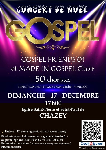 image du post CONCERT GOSPEL